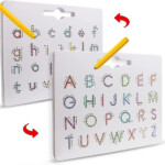 2 in 1 Magnetic Alphabet Letter Tracing Board Abc Letters Kids