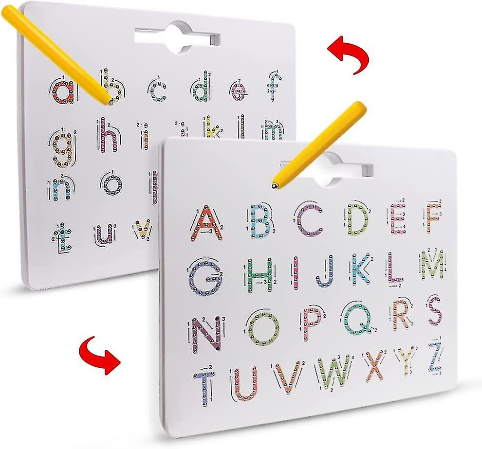 2 in 1 Magnetic Alphabet Letter Tracing Board Abc Letters Kids