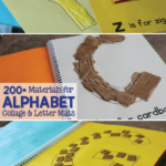 200 Of The Best Materials For Letter Activities And Collages Alphabet