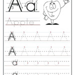 Action Alphabet Tracing Letters TracingLettersWorksheets