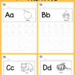 Alphabet Handwriting Worksheets A To Z Pdf Printable Form Templates