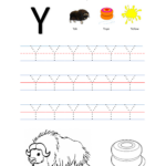 Alphabet Tracing Letter Yy Free Preschool