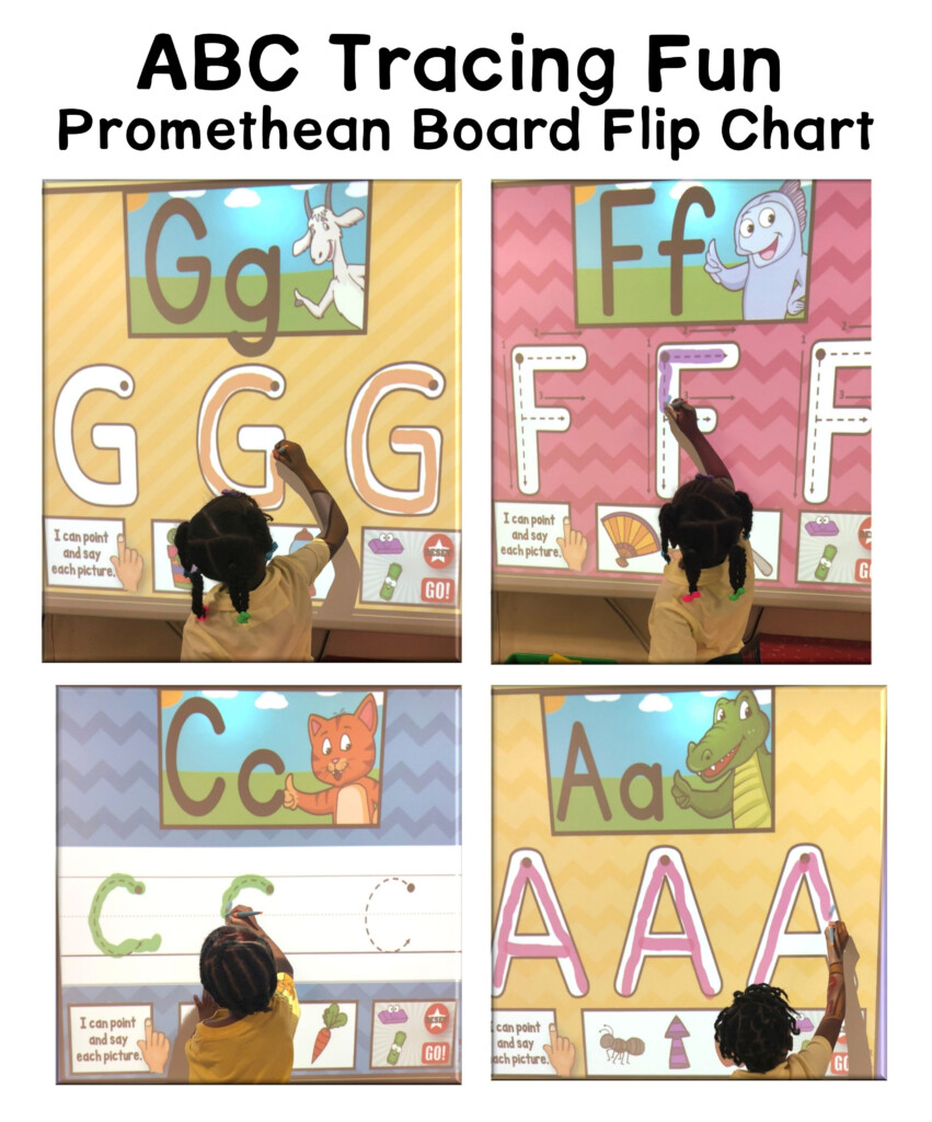 Alphabet Tracing Practice PROMETHEAN BOARD Flip Chart Promethean 