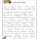 Alphabet Tracing Worksheets With Arrows AlphabetWorksheetsFree