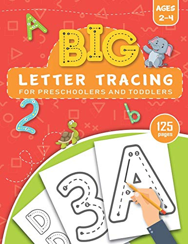 BIG Letter Tracing For Preschoolers And Toddlers Ages 2 4 Homeschool 