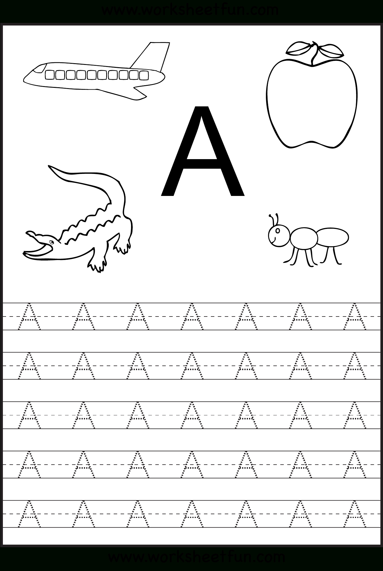 Big Letters Alphabet Tracing Sheets TracingLettersWorksheets