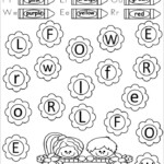 Coloring Pages Spring Letter Recognition For Prek And Tracing