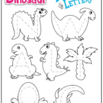 Dinosaur Letters Number Tracing Worksheets TeachersMag