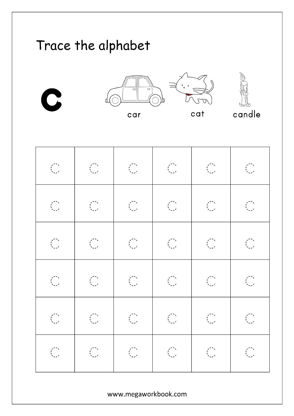 English Alphabet Worksheet For Kindergarten Activity Shelter 