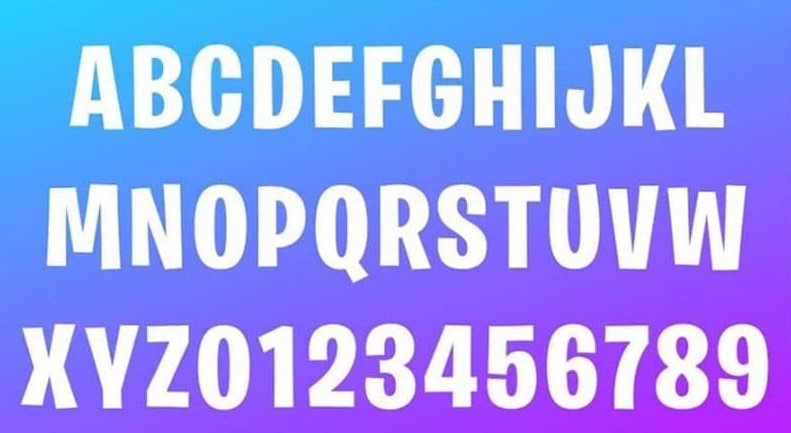 Fortnite Font Free Download