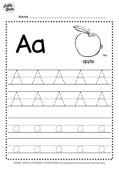 Free Alphabet Tracing Worksheets Little Dots Education Alphabet 