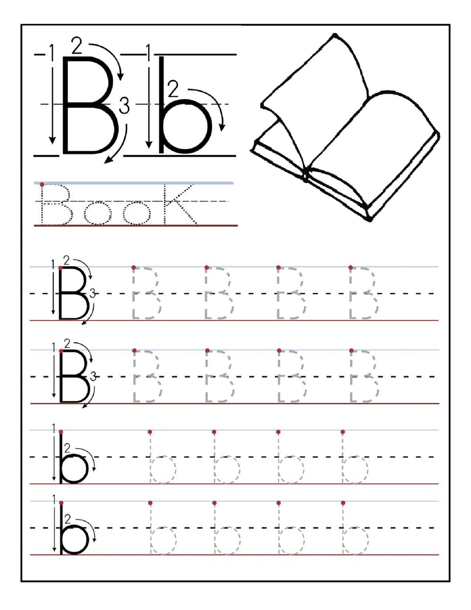 Free Kindergarten Worksheets Alphabet Worksheet24