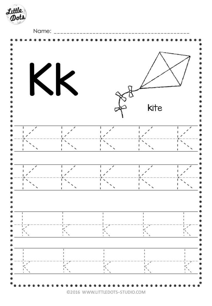 Free Letter K Tracing Worksheets Tracing Worksheets Letter Tracing 