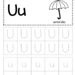 Free Letter U Tracing Worksheets Letter Worksheets For Preschool