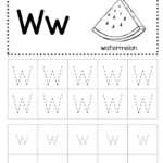 Free Letter W Tracing Worksheets Preschool Worksheets Tracing