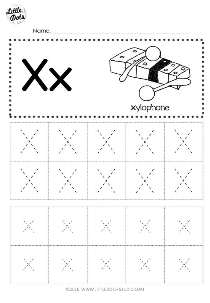 Free Letter X Tracing Worksheets Tracing Worksheets Preschool 