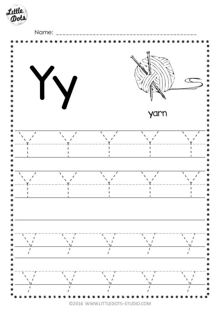 Free Letter Y Tracing Worksheets Tracing Worksheets Alphabet 