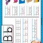 FREE Phonics Letter Of The Week B Write And Wipe Tracing Mats