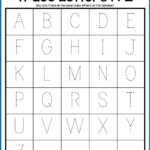 Free Printable Abc Tracing Letters Throughout Tracing Letters Template