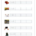 Free Printable Cvc Words Writing Worksheets For Kids Three Cvc Words