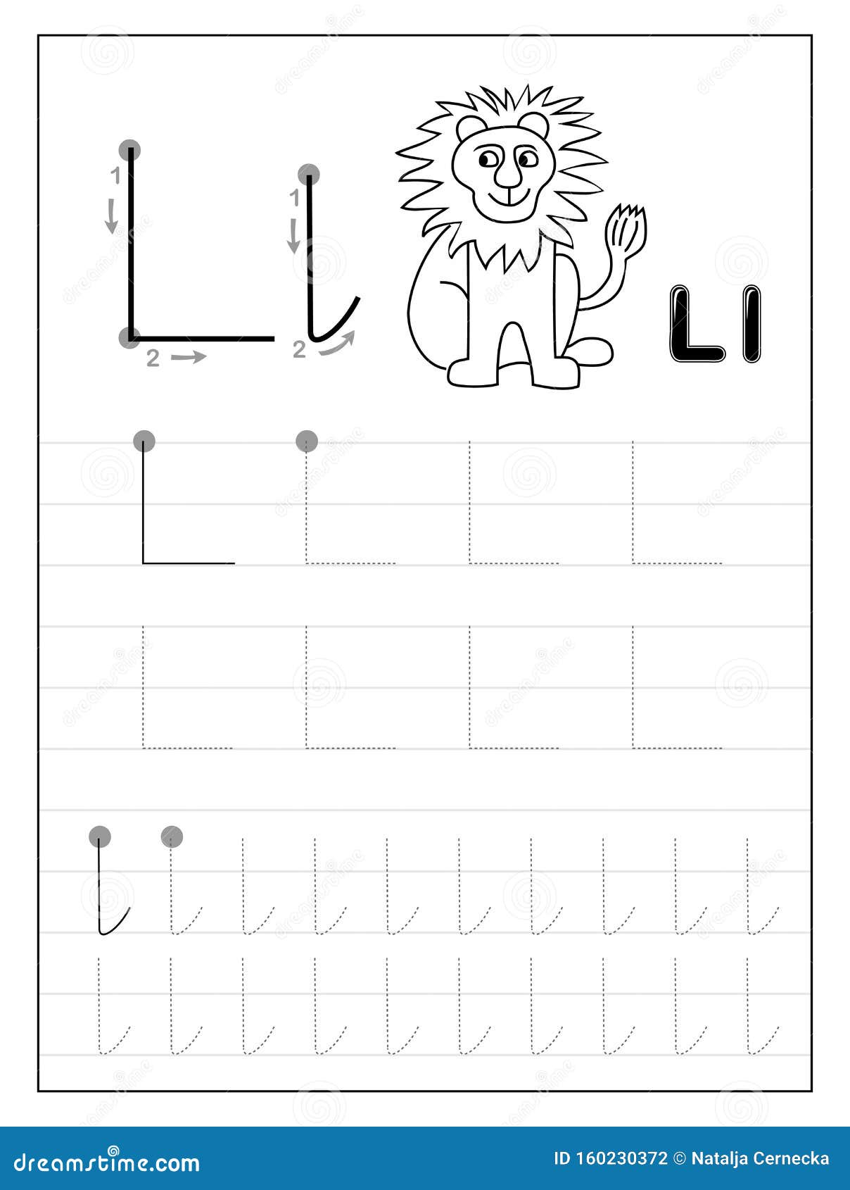 Free Printable Letter L Tracing Worksheets