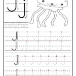 Free Printable Tracing Letter J Worksheet Letter Tracing Printable