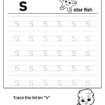 Free Printable Tracing Letters Lowercase Letter s In 2021 Lower