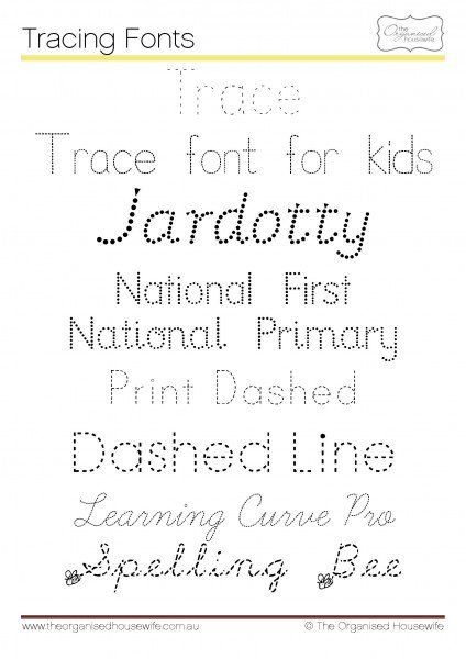 Free Traceable Fonts For Teachers Best Free Fonts 2020 Tracing Font 