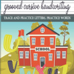 Grooved Cursive Handwriting trace And Practice Letters And Words