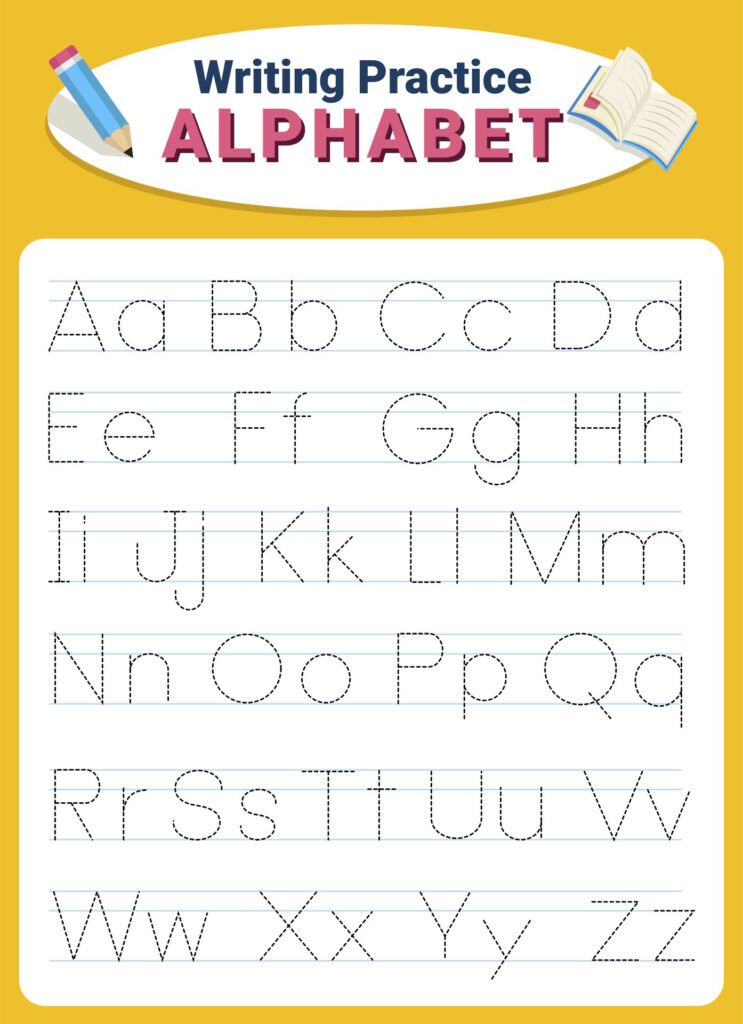 Kindergarten Alphabet Tracing Printables