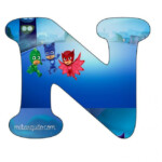 Letras Abecedario De PJ Masks Para Descargar Gratis Mi Barquito Em