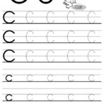 Letter C Tracing Worksheet For ESL Teachers Alphabet Tracing