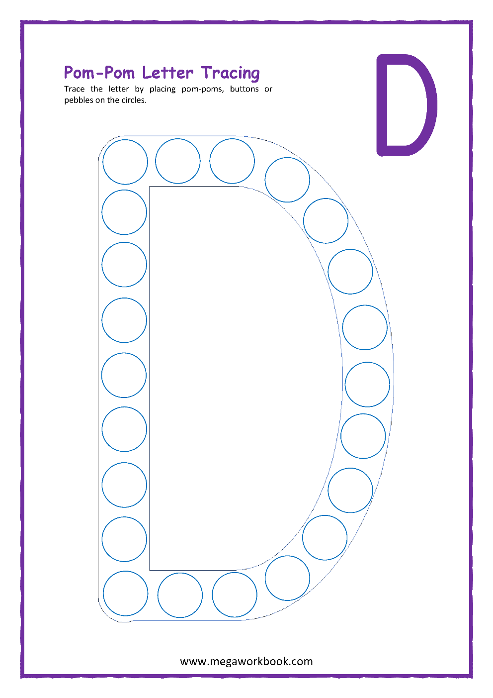 Letter D Worksheet For Preschool