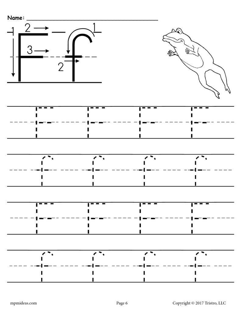 Letter F Tracing Worksheets Dot To Dot Name Tracing Website