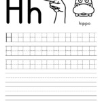 Letter H Writing Practice Worksheet Free Kindergarten English Worksheet