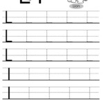 letter L Worksheets Letter Tracing Worksheets