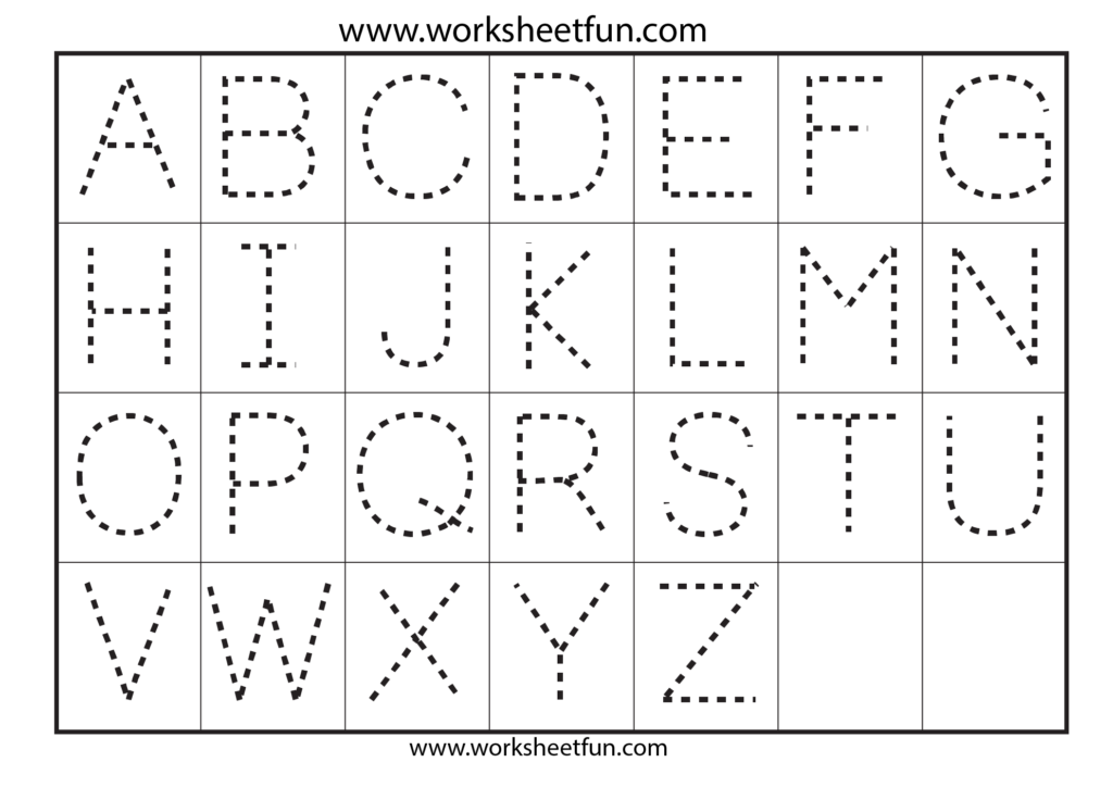 Letter Tracing 7 Worksheets FREE Printable Worksheets Worksheetfun