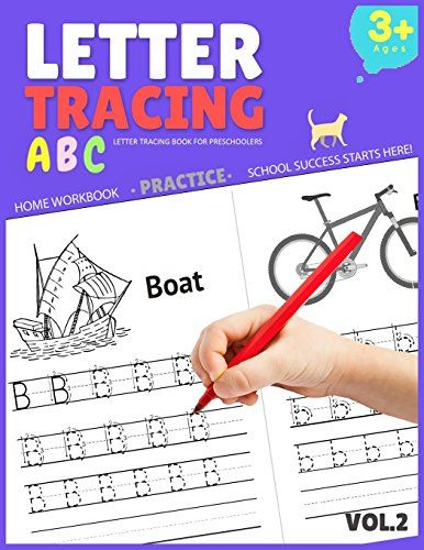 Letter Tracing Book For Preschoolers Letter Tracing Books For Kids 