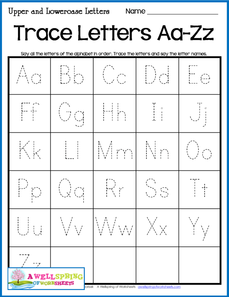 Letter Tracing Worksheets A Fun Way To Teach Kids Writing Skills 