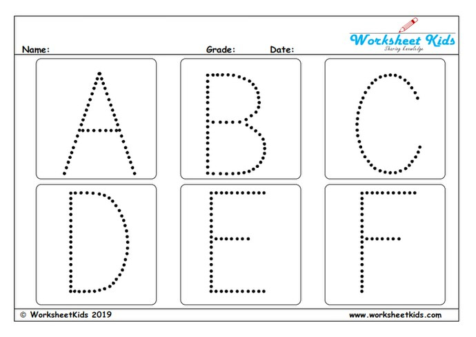 Letter Tracing Worksheets For Pre K Tutorial Pics