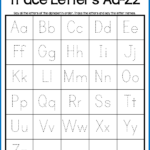 Letter Tracing Worksheets Uppercase And Lowercase L Atividades