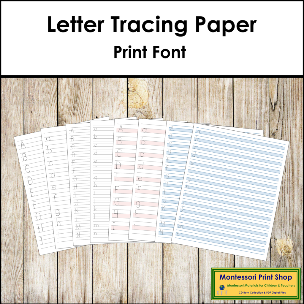 Letter Tracing Writing Paper Print Made By Teachers