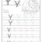 Letter Y Tracing Worksheets For Preschool Dot To Dot Name Tracing Website