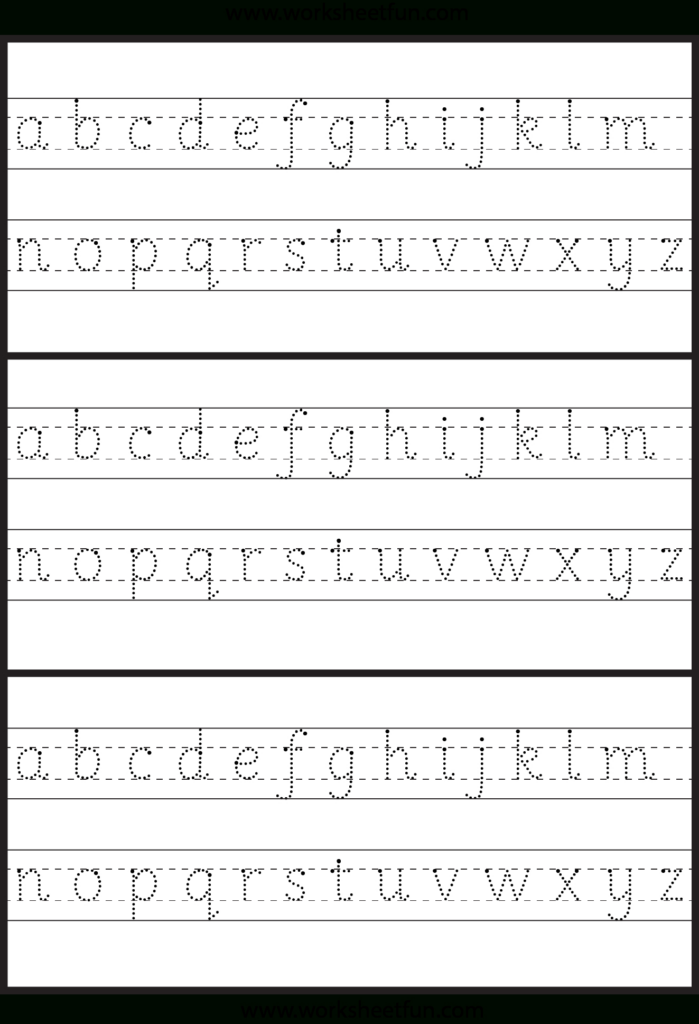 Lower Case Letters Tracing Sheets TracingLettersWorksheets