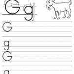 Lowercase Letter G Tracing Worksheets For Preschool Name Tracing