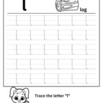 Lowercase Letter l Tracing Worksheet Alphabet Worksheets Preschool