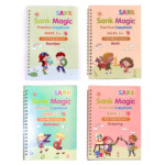 Magic Practice Copybook English Tracing Grooves Design Baby Writing
