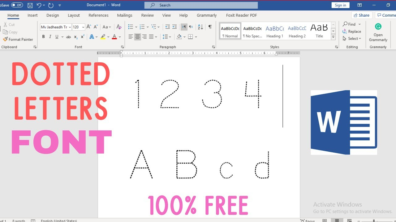 Name Tracing Microsoft Word AlphabetWorksheetsFree