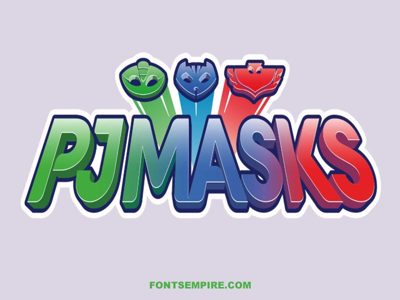 Pin On PJ Mask Logo Font Free Download