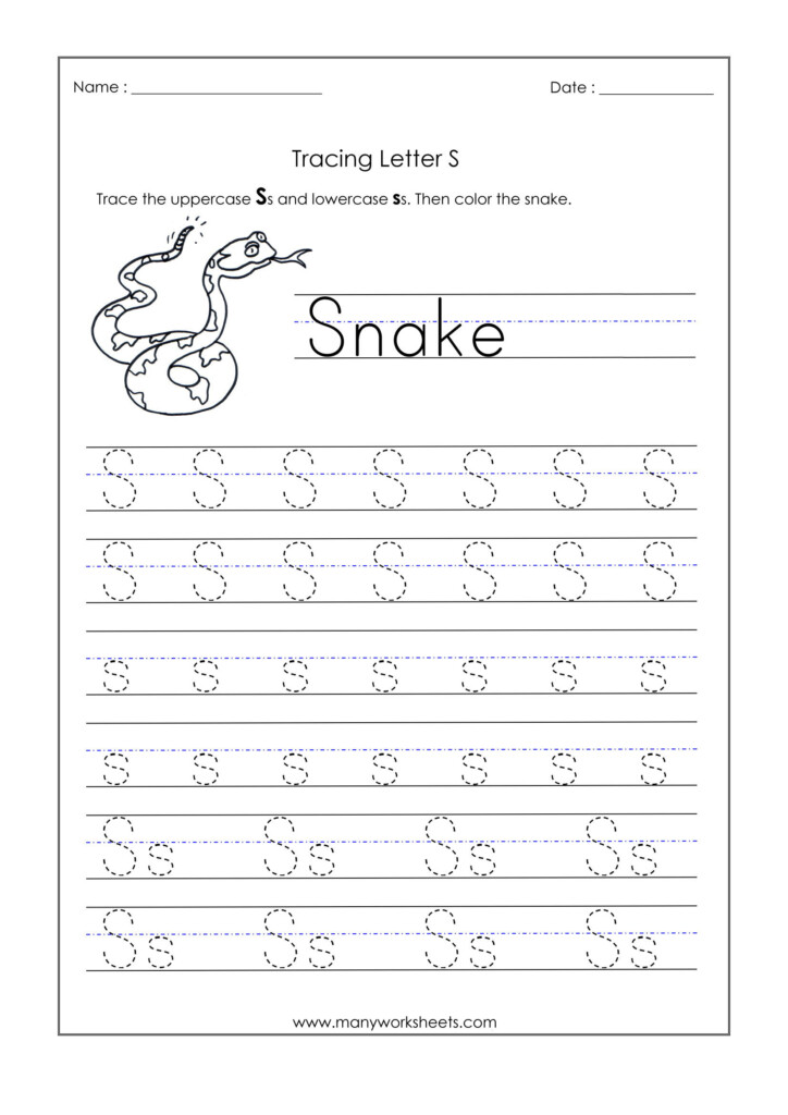 Pin On Pre K Letters Letter S Coloring Worksheet Free Kindergarten 